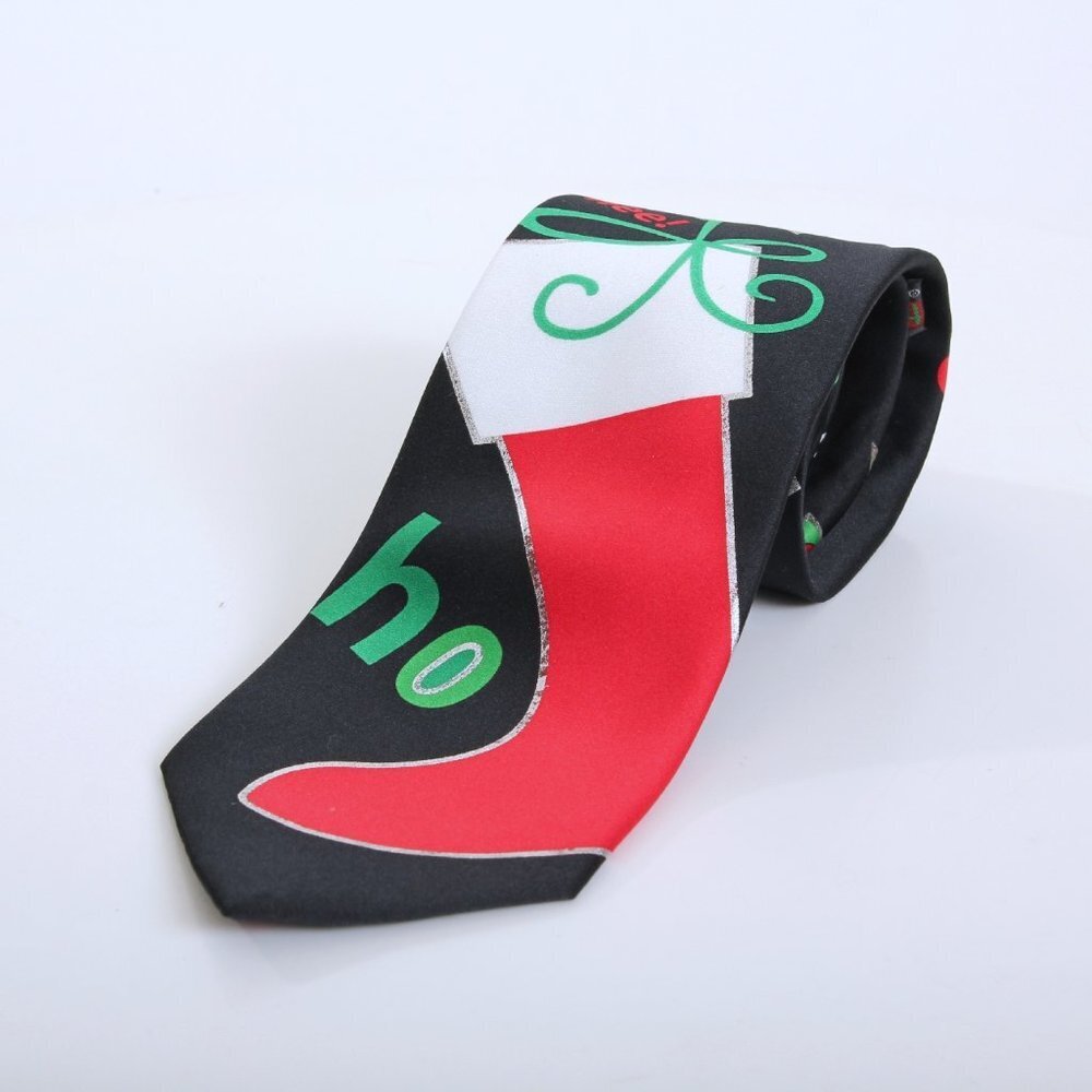 Holiday Traditions by Hallmark Stocking Fa La‎ La Ho Hee Christmas Tie